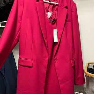 White House Black Market NWT pink suit dress.  Size 14